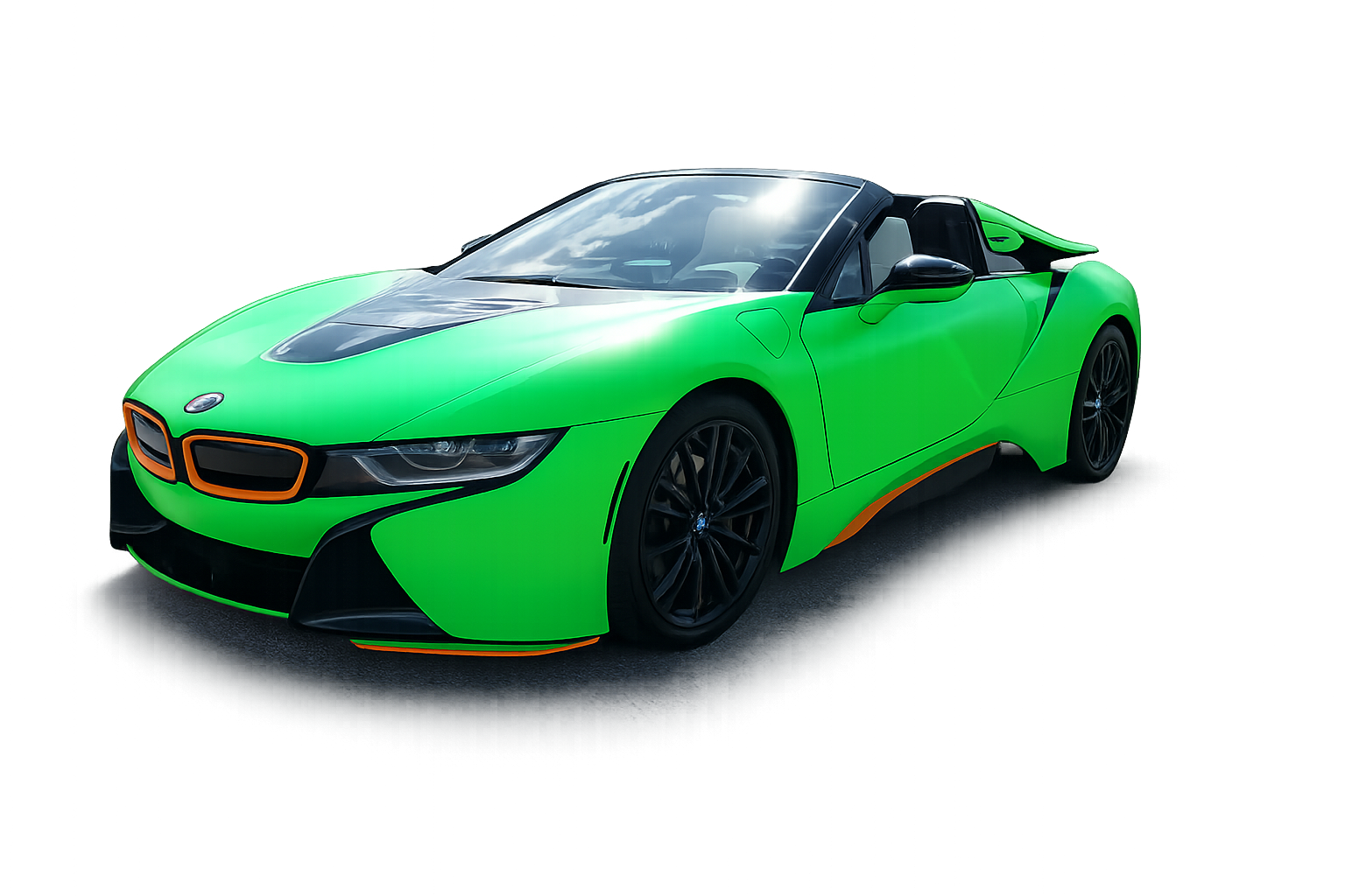 Reluster BMW i8 custom wrap
